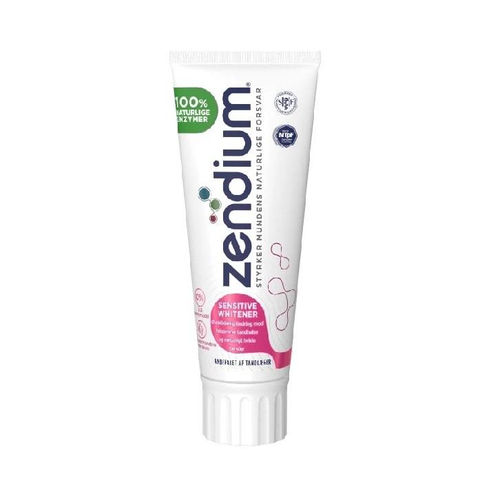 3 x Zendium Sensitive Whitener Fluoride Toothpaste 75 ml / 2.5 fl oz