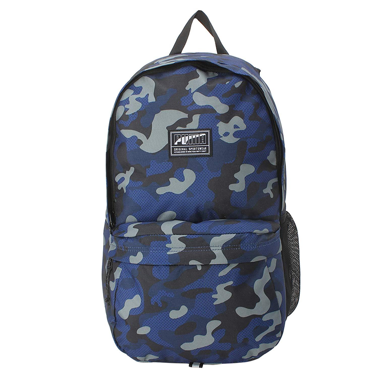 Puma Blue Depths and Camo AOP Laptop Backpack (7567501) - Bags & Backpacks