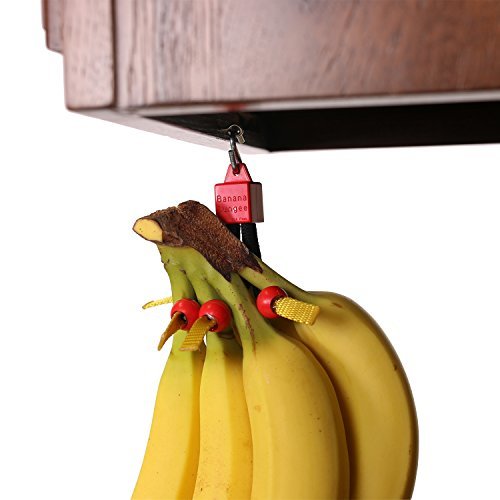 Uniquely designed banana holder Made in USA; banana hook alternative