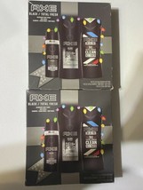 AXE 2 Black/Total Fresh Gift Sets Deoderant Body Spray, Bodywash 3-in-1 Shampoo - $48.50