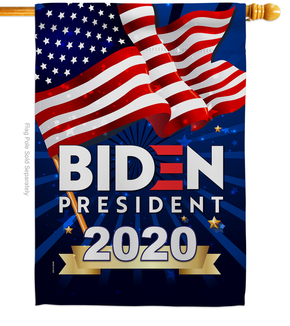Biden 2020 - Impressions Decorative House Flag - H170074-BO