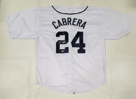 MIGUEL CABRERA AUTOGRAPHED SIGNED PRO STYLE "MIGGY" CUSTOM XL JERSEY BECKETT image 1