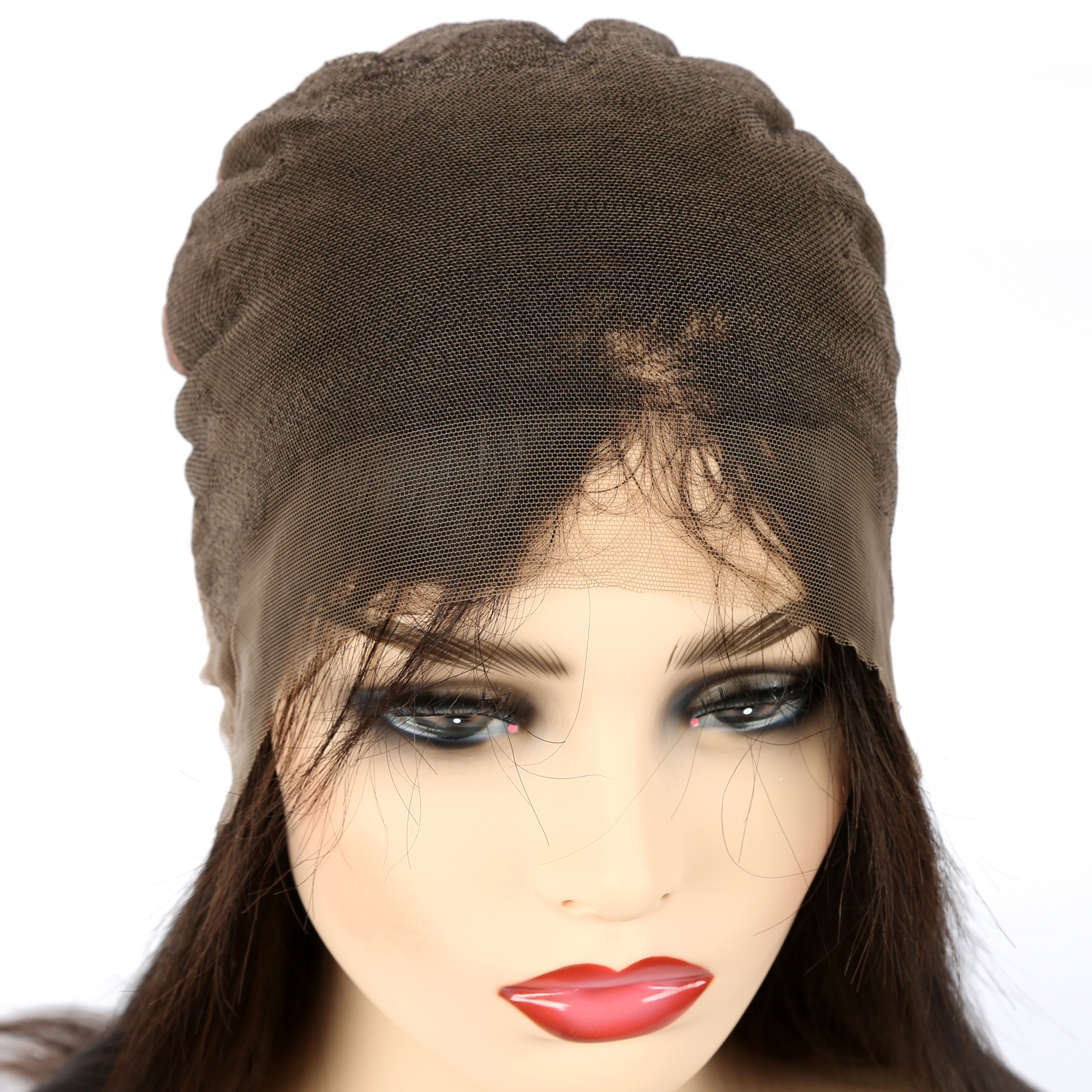 Chinese Virgin Remy Human Hair Full Lace Wig Natural Straight Long