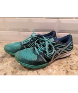 Asics FuzeX Tr Running Athletic Shoes Women&#39;s Turquoise Size 9.5 S663N - $23.38