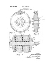 Barbell Weight Patent Print - White - $7.95+