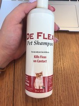 De Flea Ready to Use Flea Shampoo for Cats &amp; Kittens 8oz-Brand New-Ships... - $14.73