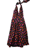 Kate Spade Hot Chili Pepper Women Smocked Halter Dress 2 Pinup 50s Style $398 image 1