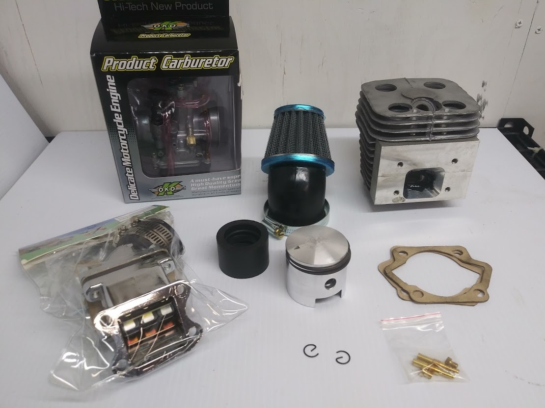 100CC Dio Reed OKO Carb. Window Piston 2 Stroke Motorized Bicycle