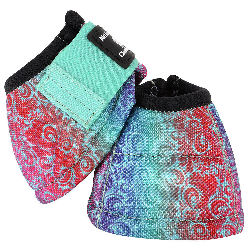 Classic Equine Dyno Turn Bell Boots Swirl U20SW Bridles, Headstalls