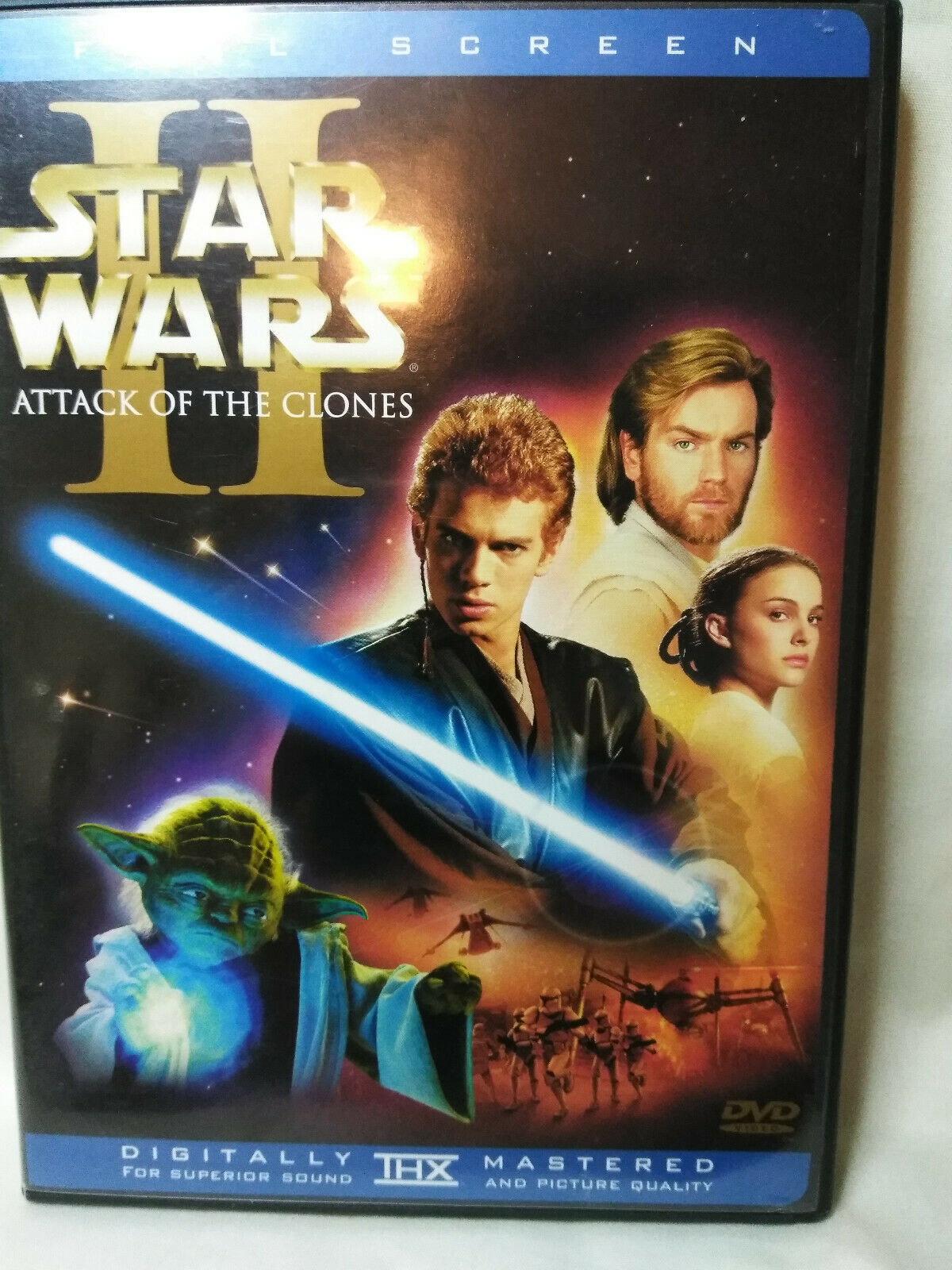 Star Wars Episode II: Attack of the Clones (DVD, 2002, 2-Disc Set, Full ...