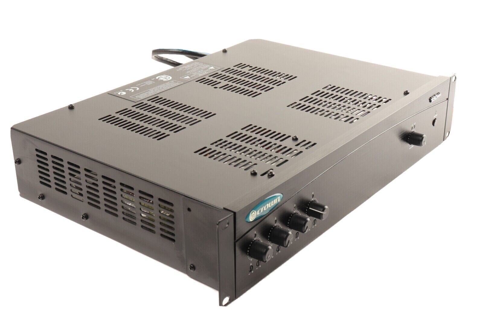 Crown 180MA Commercial Pro Audio 4Channel 80W Power Amplifier Amp