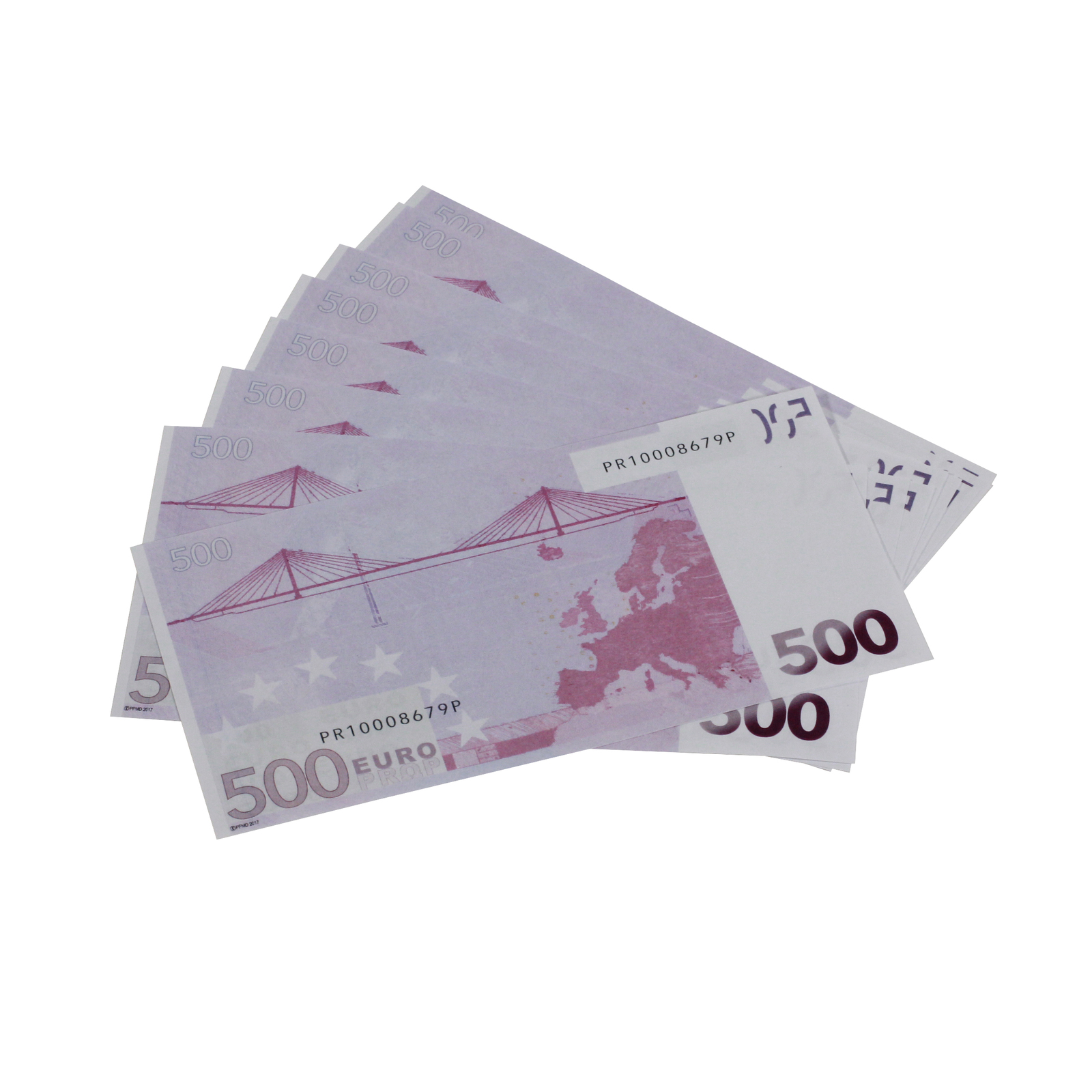 PROP MOVIE MONEY - Euro Series €500 Full Print Prop Money Stack ...