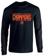 Cincinnati Bengals 2021 AFC North Division Champions Long Sleeve T-Shirt - $24.99+