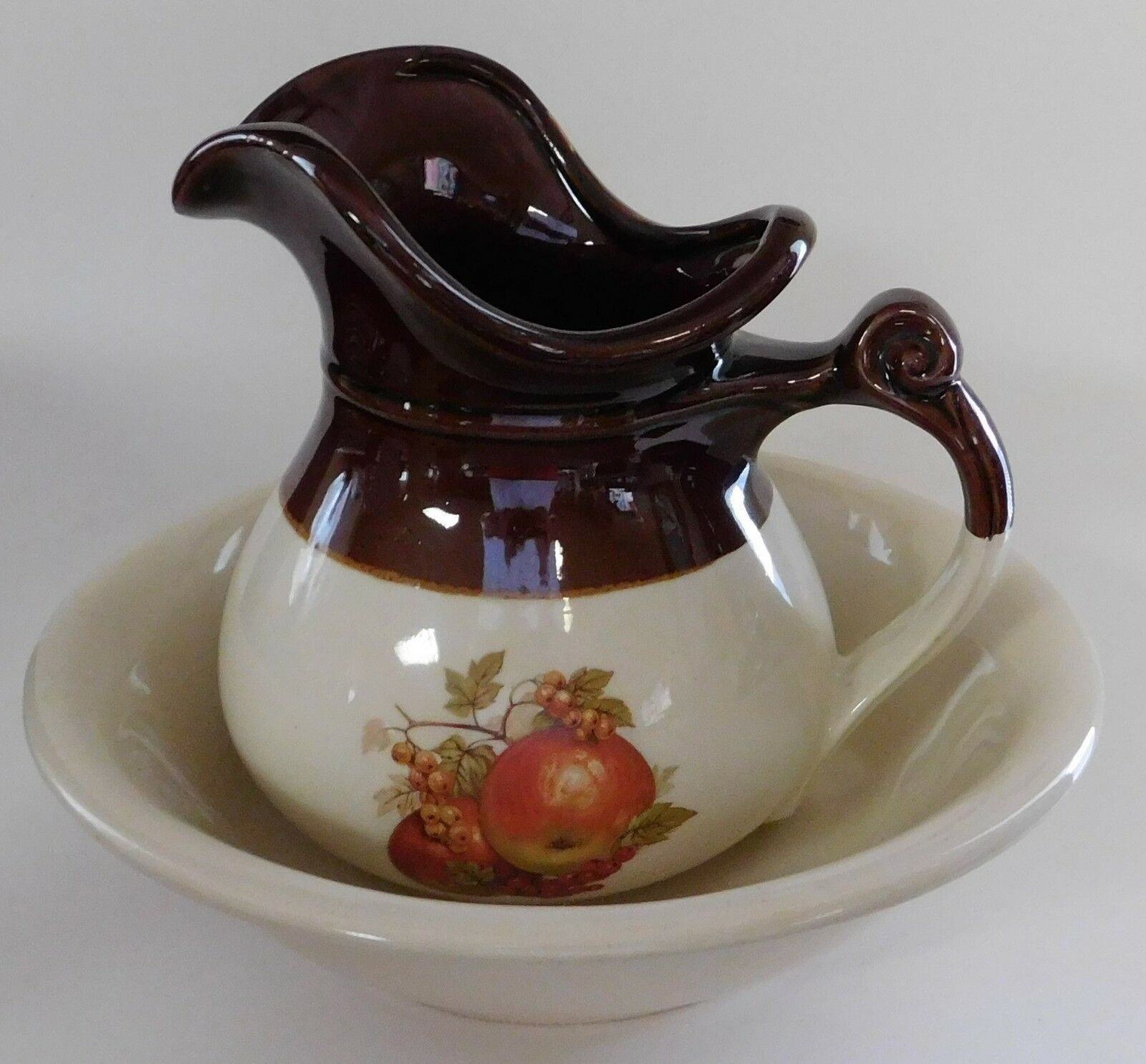 mccoy pottery pitcher and bowl value