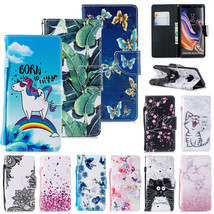 For Samsung Galaxy S10/S9/S8/S7/Note 9 Pattern Leather Card Wallet Case Cover - $46.24