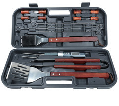 17-Piece Stainless Steel BBQ Tool Set - $168.29