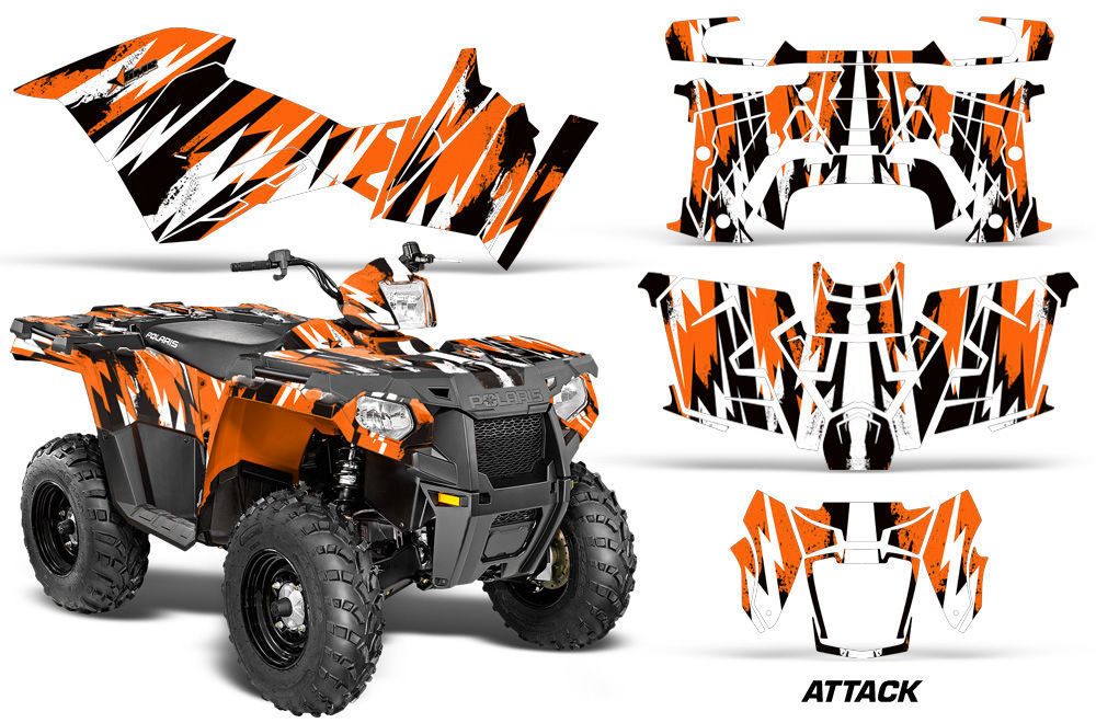 ATV Graphics Kit Decal Quad Wrap For Polaris Sportsman 570 2014-2017 ...