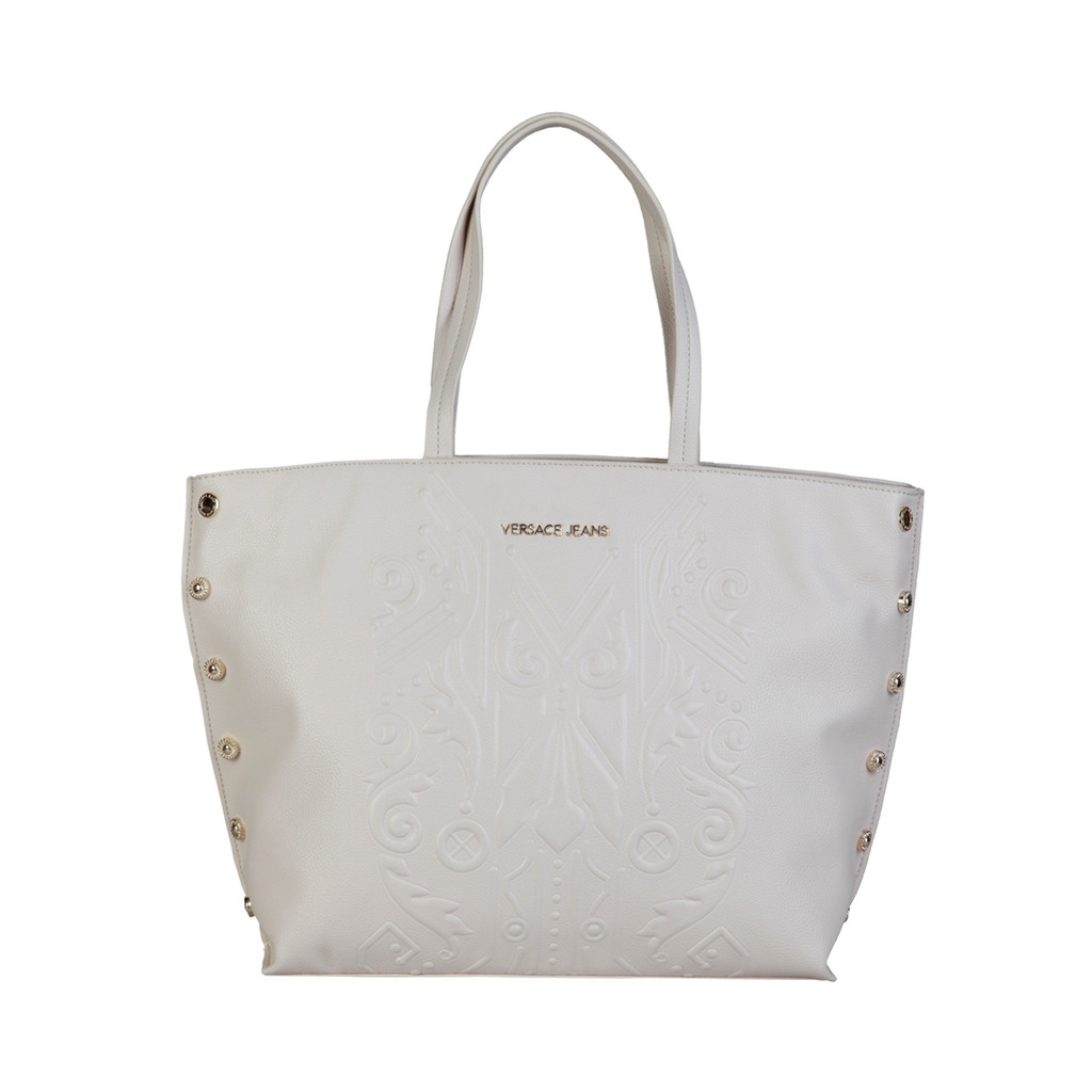 Versace Jean Handbag Ping Bag Of And 22 Similar Items Versace Jeans White Handbag