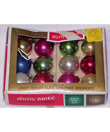 Vintage 3/4&quot; Mini Glass Japan Christmas Ornaments IOB # 29 - $12.99