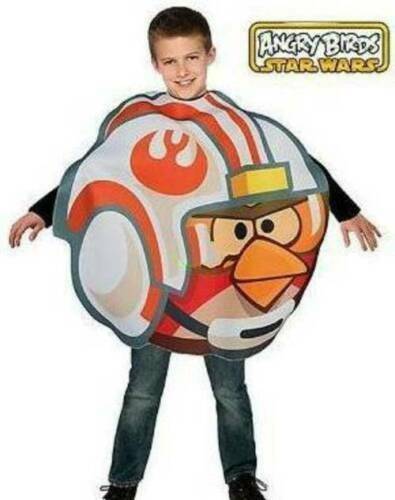 Kids Angry Birds Star Wars Luke Fighter Pilot Tunic Halloween Costume-size OS