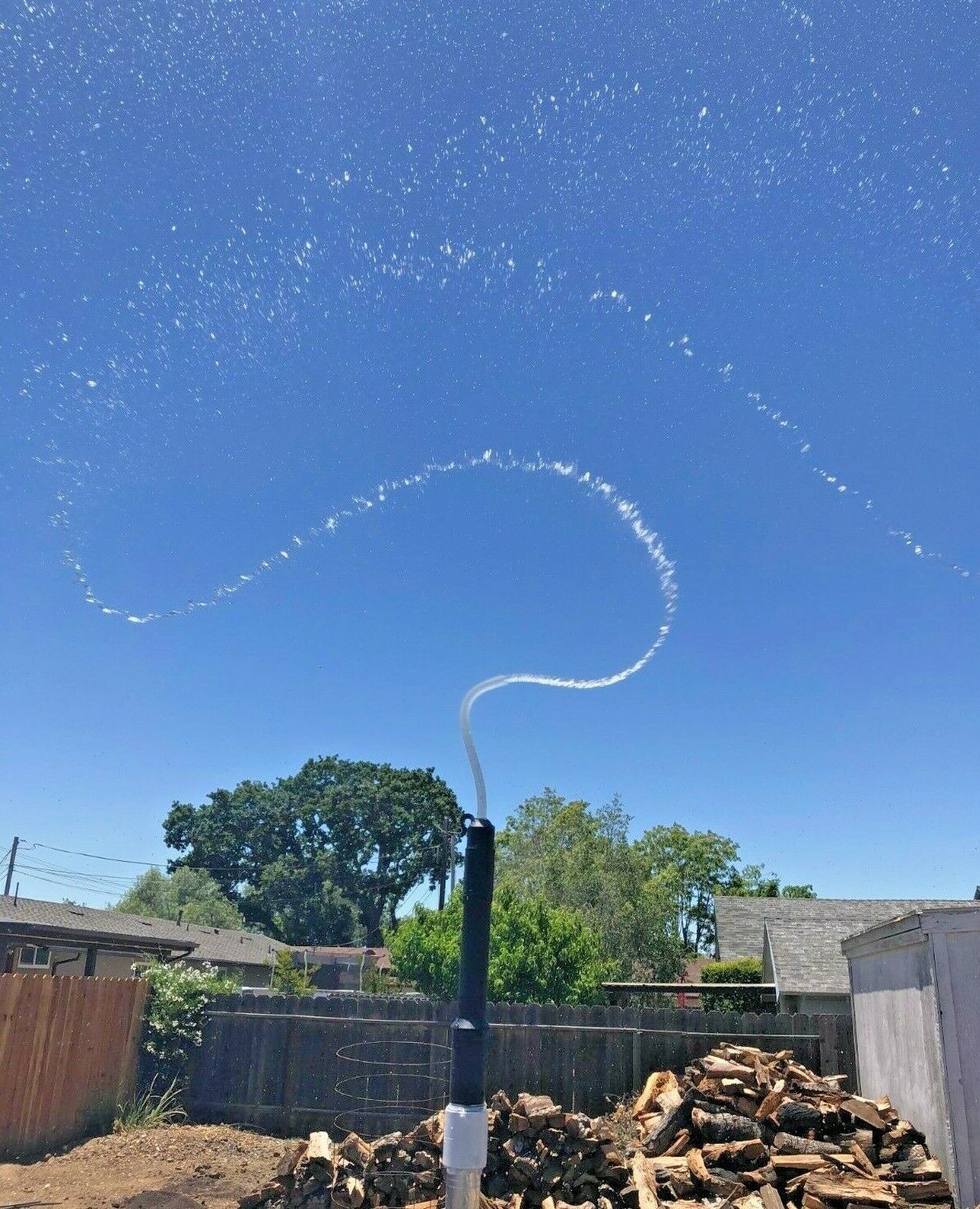 2 3/4" Floppy sprinklers most efficient sprinkler 60 ft of raindrops