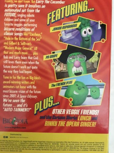 Veggie Tales:The Wonderful World of Auto-Tainment [VHS]TESTED-RARE ...