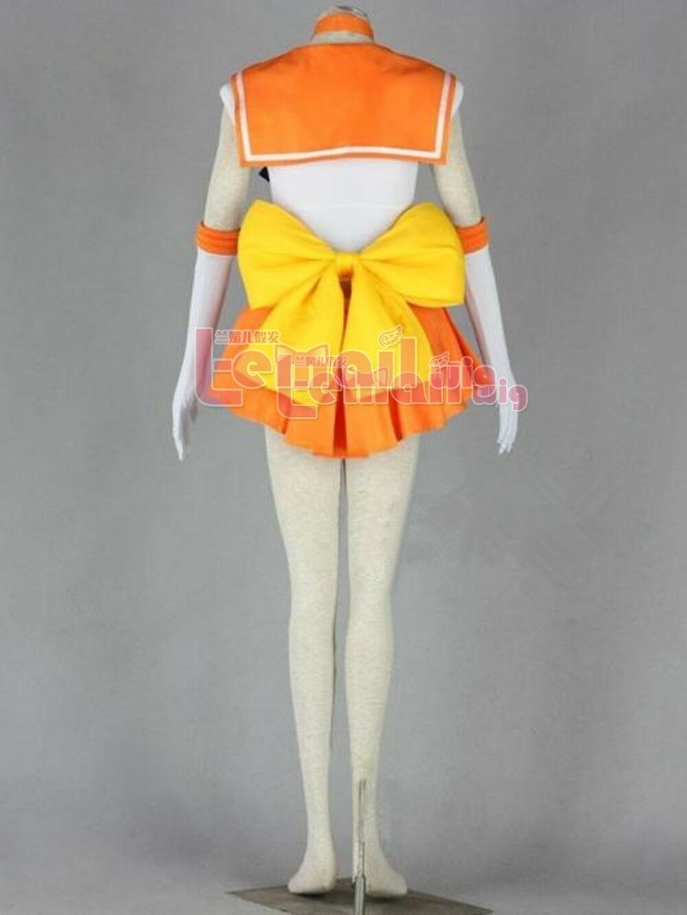 Sailor Venus Orange Cosplay Costume Uniform Dress Sailor Moon Customized Size Specialty 0223