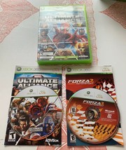 Marvel Ultimate Alliance/Forza Motorsport 2 (Microsoft Xbox 360, 2007) COMPLETE - $7.91