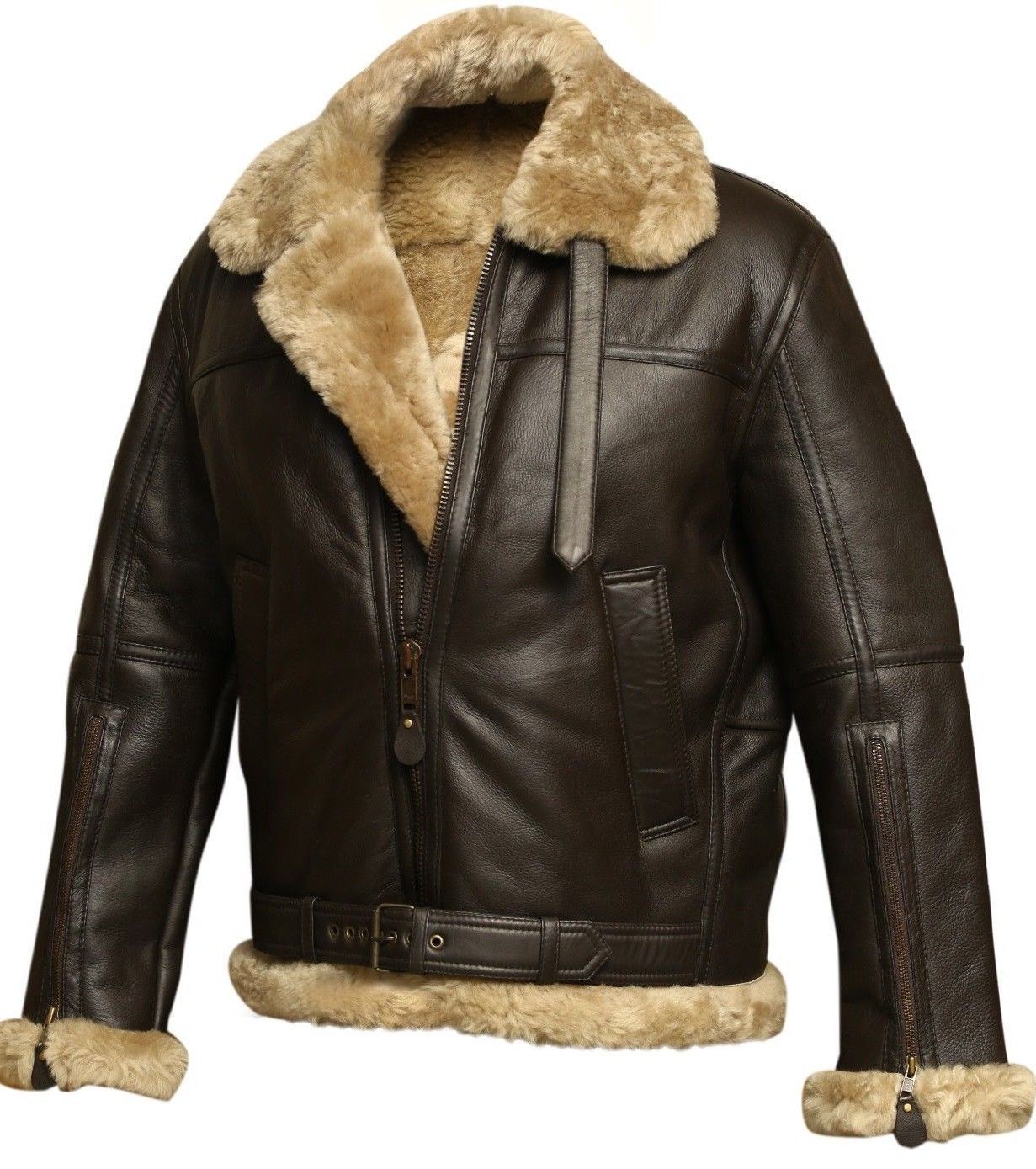 aviator sheepskin jacket