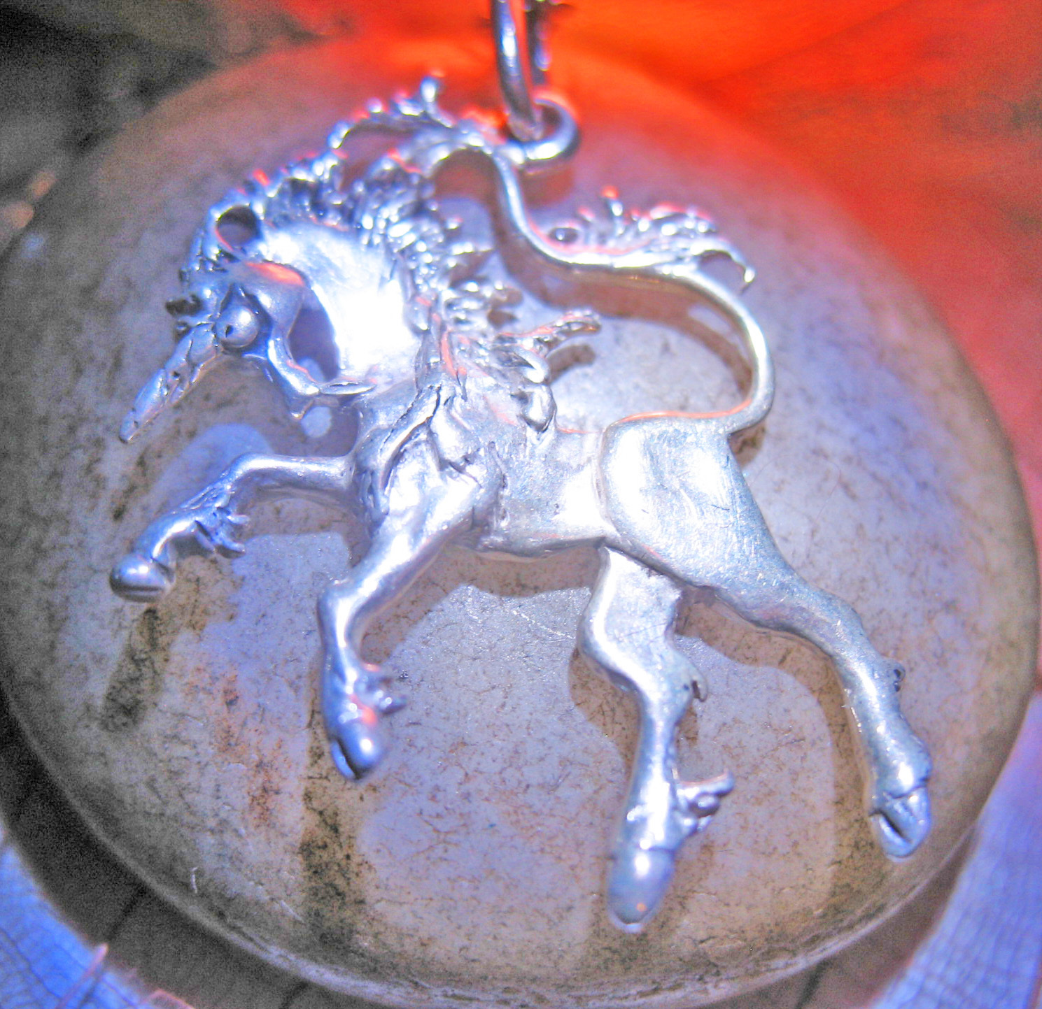 Primary image for Haunted NECKLACE STRENGTHS OF MYTH & LORE MAGICK 925 UNICORN WITCH Cassia4 