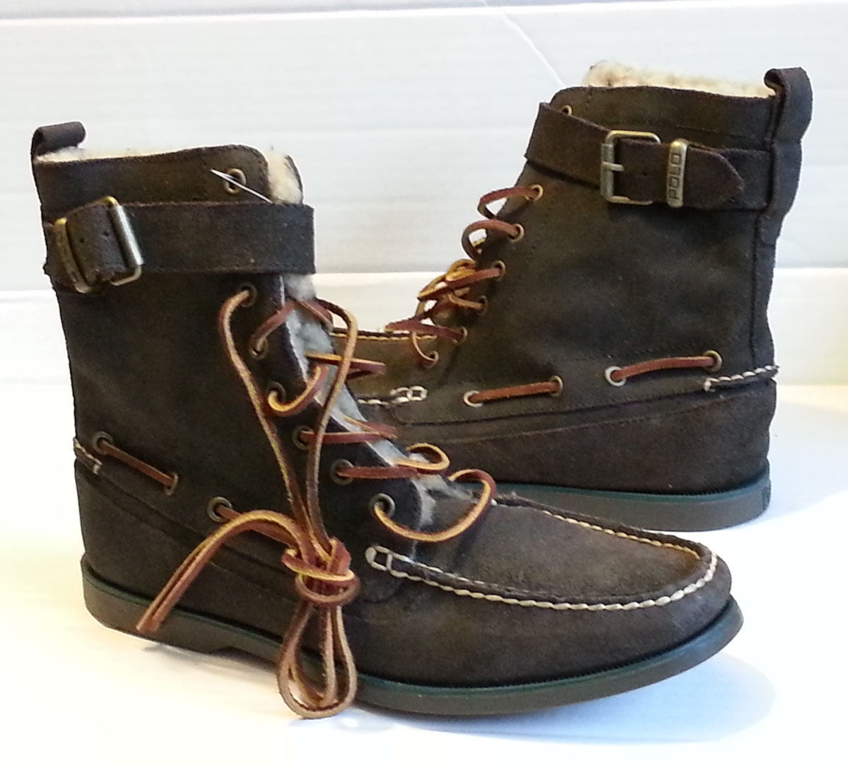 polo buckle boots