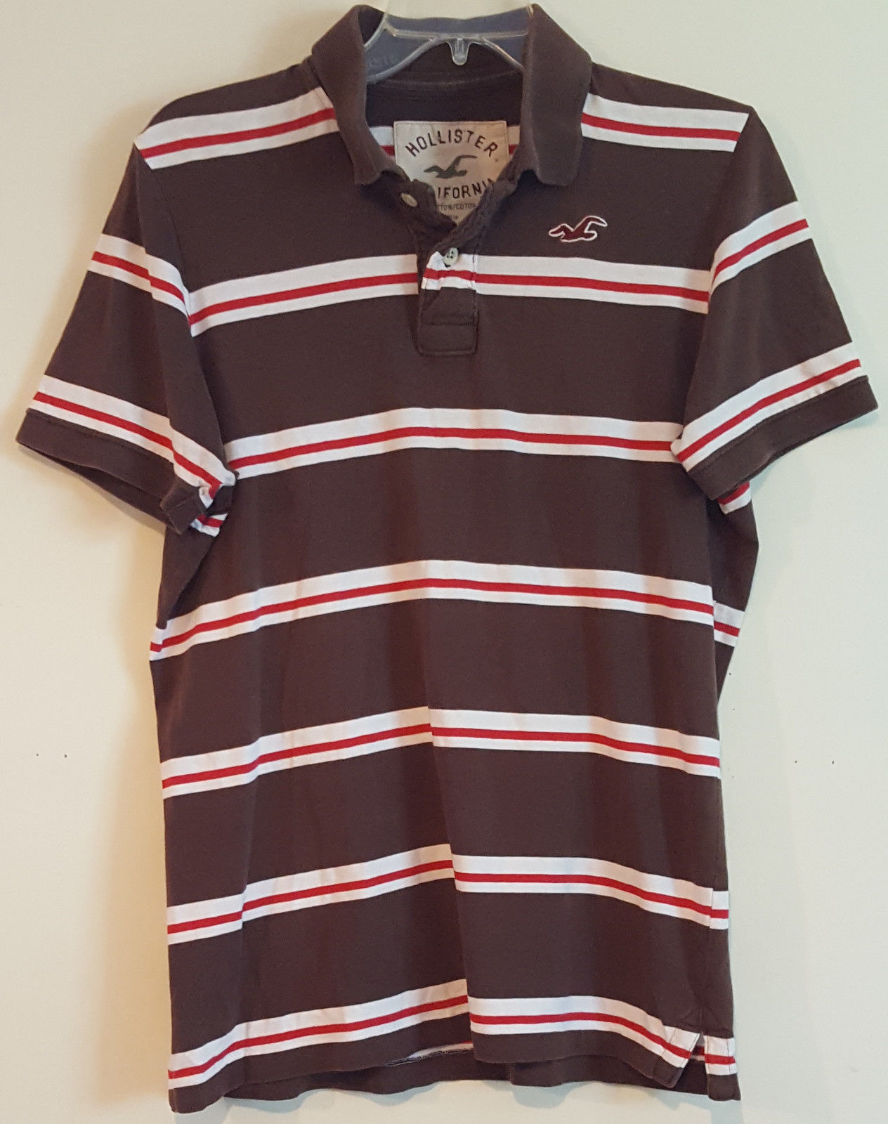 hollister mens striped shirt