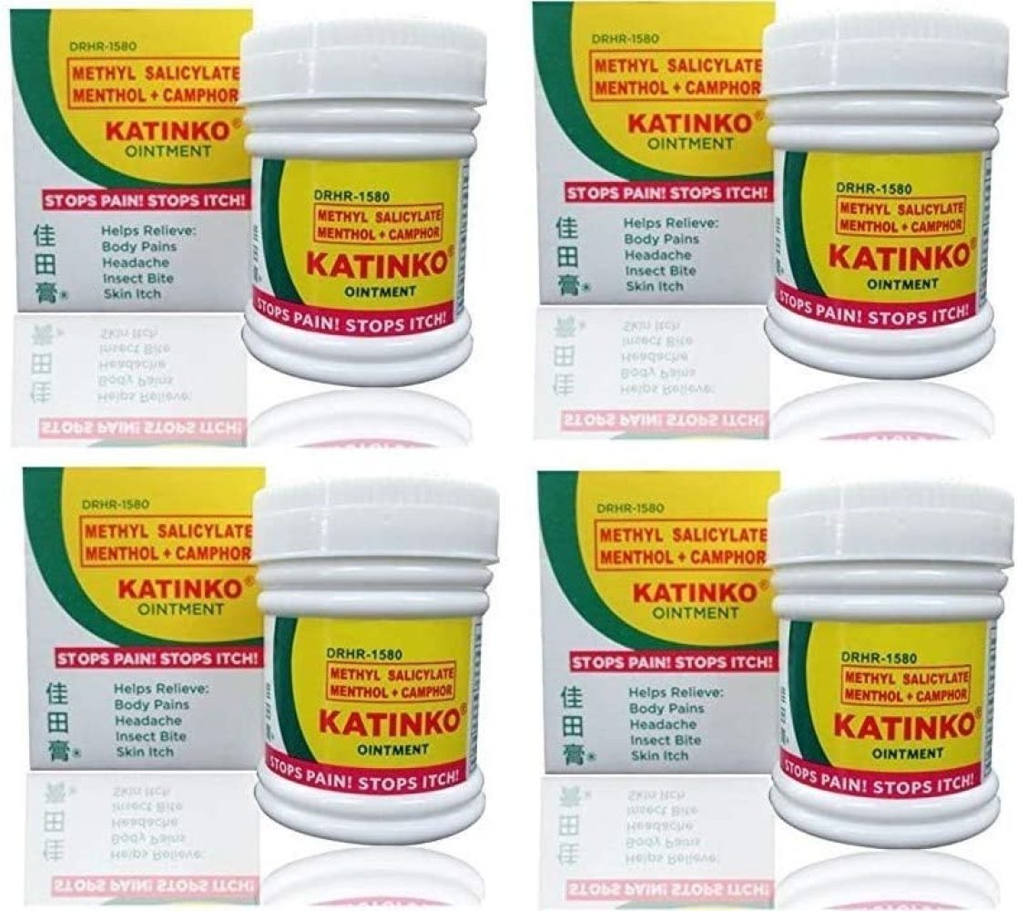 4 Jars Katinko Ointment Stop Pain and Itch Expert 30g First Aid