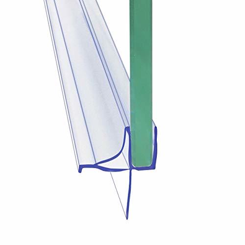 MFYO Frameless Glass Shower Sliding Door Bottom Seal Sweep Drip Rail