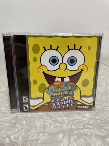 SpongeBob Squarepants Operation Krabby Patty PC CD ROM Computer Game ...