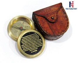 Solid Brass Compass-Directional Magnetic Compass for Camping, Hiking