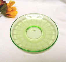 1401 Collectible Antique Federal Green Glass Hostess Saucer - $3.50