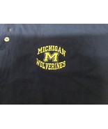 University Of Michigan Wolverines Polo Shirt Adult Large Pro Edge NCAA F... - $17.81