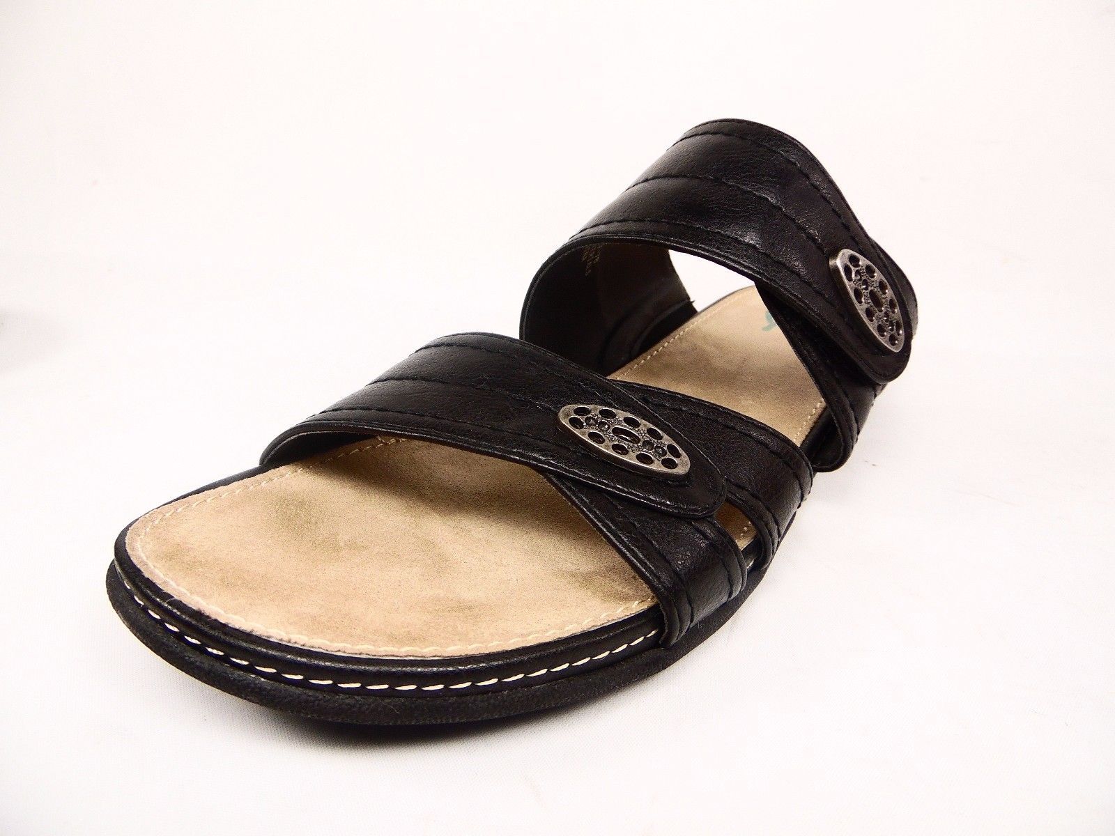 Yuu Atana Womens Slide Sandals Black Size 8.5M - Sandals & Flip Flops