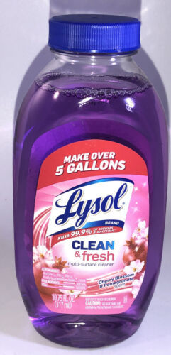 Lysol Clean And Fresh Multi Surface Cleanercherry Blossompomegranate 1075oz Blt Cleaning Products 3749