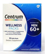 Centrum Wellness Packs Men 60 Plus Daily Multivitamin 30 Pk Dietary Supp... - $24.99