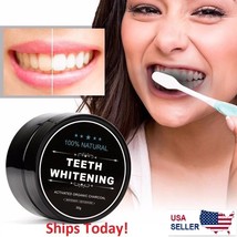 ORGANIC COCONUT ACTIVATED CHARCOAL TOOTHPASTE NATURAL TEETH WHITENING PO... - $5.28