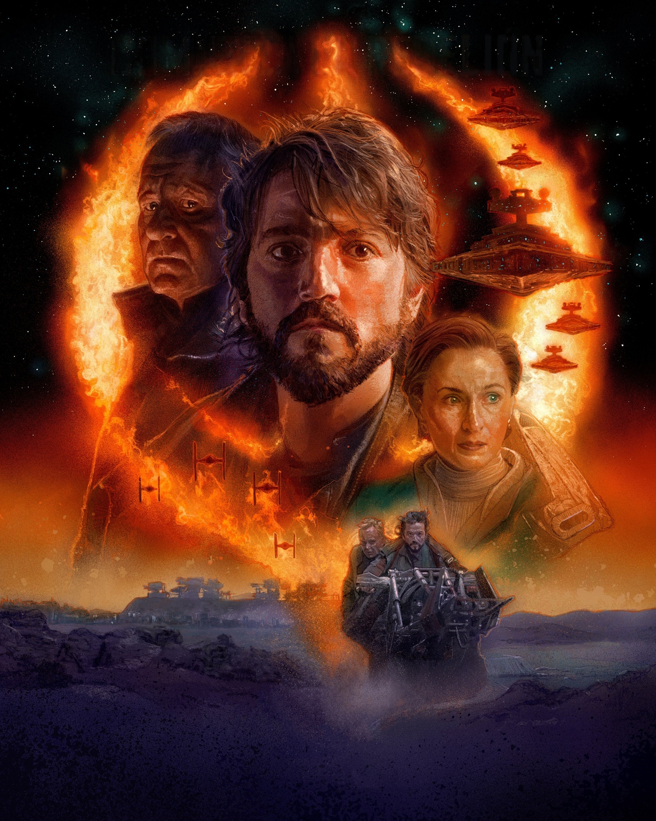 Primary image for Andor Poster Prequel To Star Wars Rogue One TV Series Art Print Size 24x36" #15