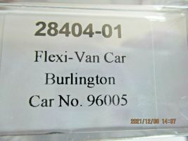 Trainworx Stock # 28404-01 to -03 Burlington Flexi-Van Flat Car N-Scale image 5