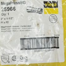 Viega MegaPress G 25966 Smart Connect Technology Reducer Carbon Steel image 4
