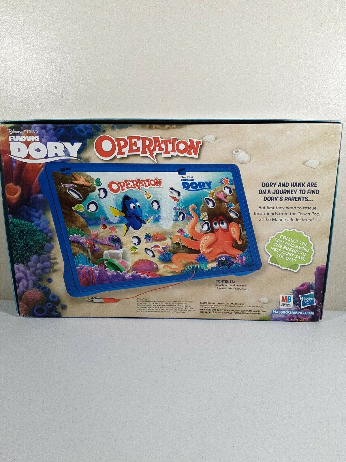 operation finding dory board game