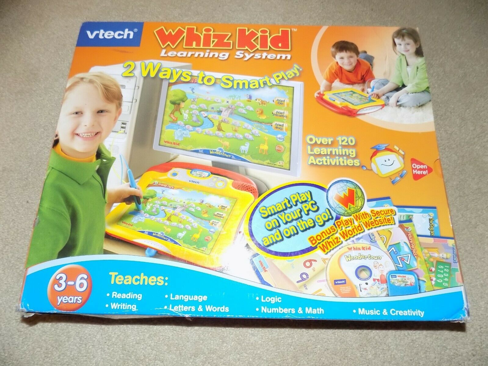 Vtech Whiz Kid Electronic Learning System 36 Years Old (New in Box