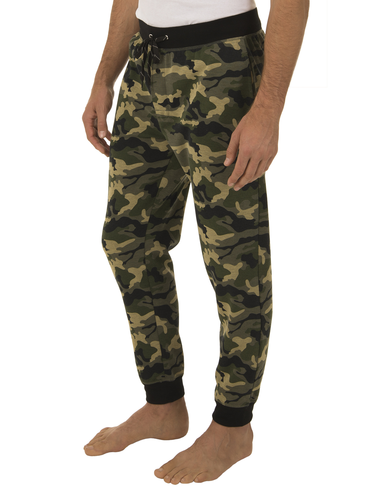Fruit of the Loom Men's Camo Jogger Sleep Pant Mens Camouflage Lounge ...