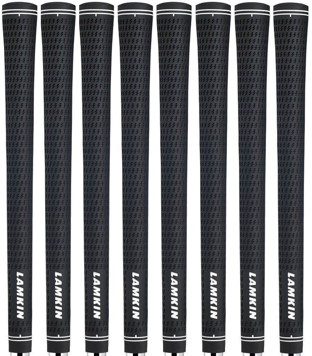 8 Lamkin Crossline Black Golf Grips, All Sizes Available