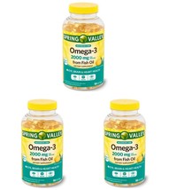(3) Spring Valley Omega-3 from Fish Oil, 2000 mg, 180 Ct (540 Ct Total) - $89.99